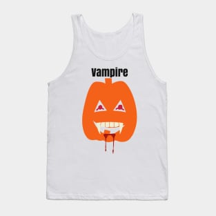 Pumpkin Vampire Tank Top